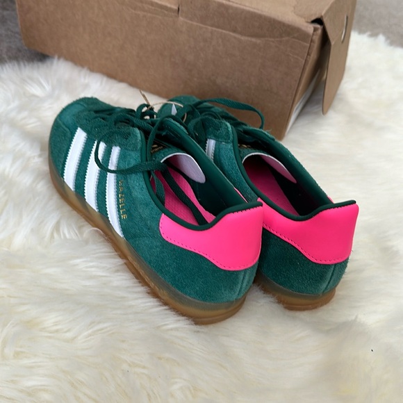 Adidas gazelle collegiate green lucid pink - Picture 10 of 16